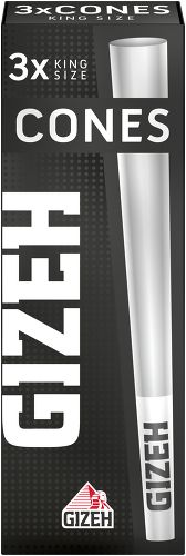 Gizeh Black Cones + Tip – 24 × 3er Box (72 Cones)