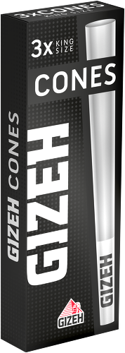Gizeh Black Cones + Tip – 24 × 3er Box (72 Cones)