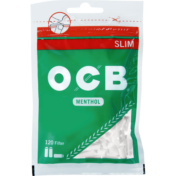 Filtres menthol OCB Menthol Slim 6 mm (lot de 120, 10 sachets) – Meilleurs prix en Allemagne