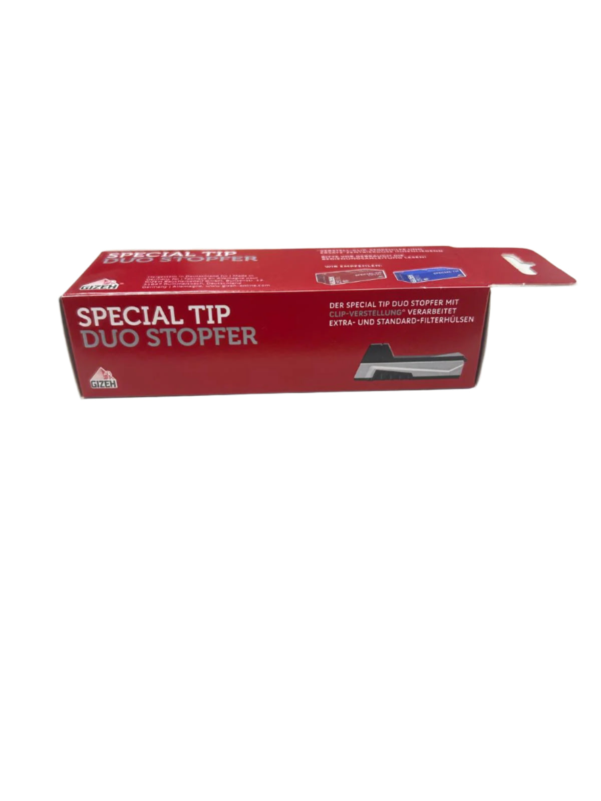 Gizeh Special Tip Duo Stopfmaschine - Doppelte Zigaretten Stopfhilfe - Jetzt kaufen!