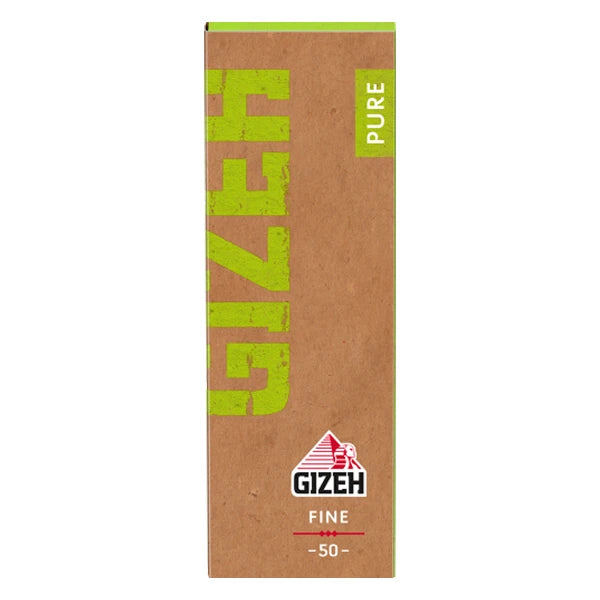 Packung Gizeh Pure Fine Blättchen - 50 Blatt Bio-Hanfpapier