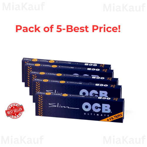 OCB Ultimate Slim + Filter Tips 5er Packung bei MiaKauf