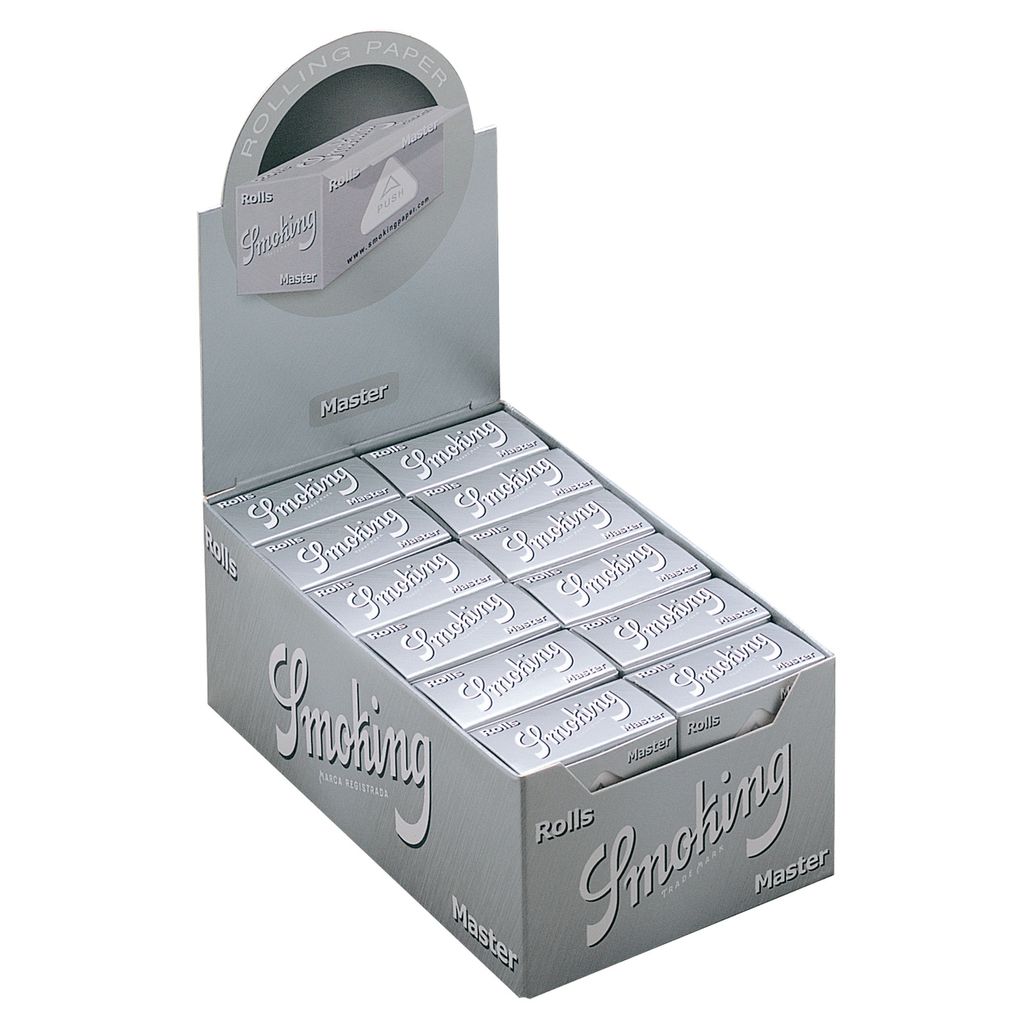 Smoking Master Rolle Ultra Slim Silber Papers Packung