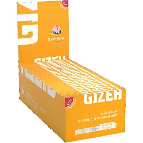 Gizeh Original Gelbe Blättchen 50x50 - Preiswert & Top Qualität