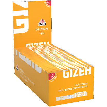 Gizeh Original Gelbe Blättchen 50x50 - Preiswert & Top Qualität