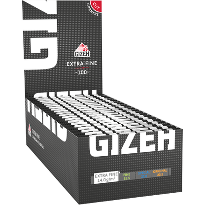 Papier Gizeh noir extra fin – 100 feuilles (boîte de 20)