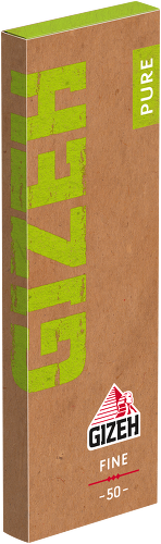 Gizeh Pure Fine – 2 x 25er Box mit je 50 Blättchen – Ungebleichtes Hanfpapier