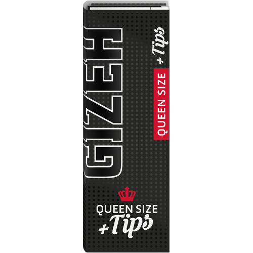 Feuilles à rouler Gizeh Black Queen Size + filtres (26 paquets de 50) - Miakauf Top Price