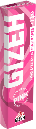 Papiers à lettre Gizeh Pink King Size Slim + pointes - Boîte de 26 pièces, pas cher en ligne