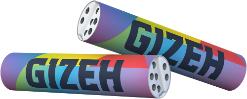 Gizeh Rainbow Aktivfilter 6mm – 10 Beutel à 50 Stück – Günstig