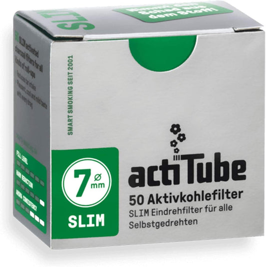 Filtre à charbon actif ActiTube 50 Slim 7 mm | Miakauf