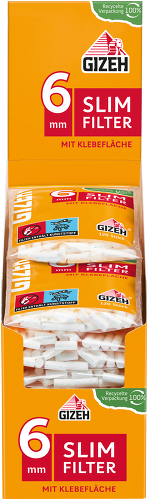 Gizeh Slimfilter 6mm mit Klebefläche 20x120 Günstig
