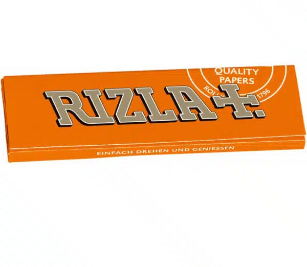 Heftchen Rizla Orange Zigarettenpapier mit 50 Blättchen
